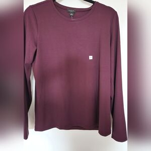 Deep Purple Long Sleeve Top